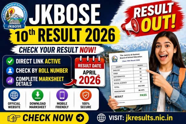 JKBOSE 10th Result 2026
