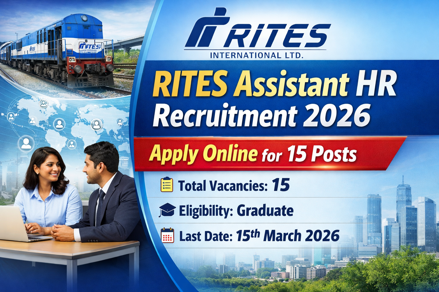 RITES Assistant HR Recruitment 2026