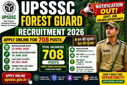 UPSSSC Forest Guard Recruitment 2026